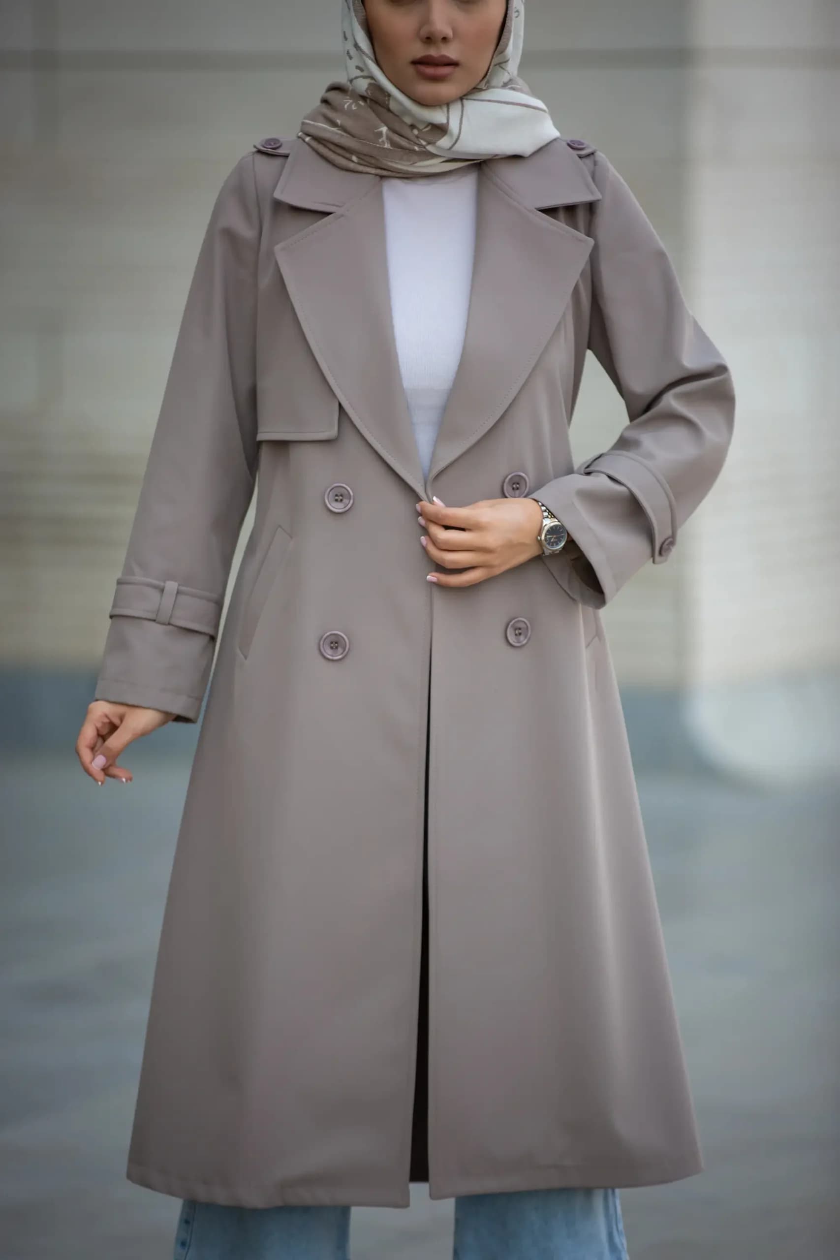بارانی زنانه بلند کلارا New — تصویر ۴