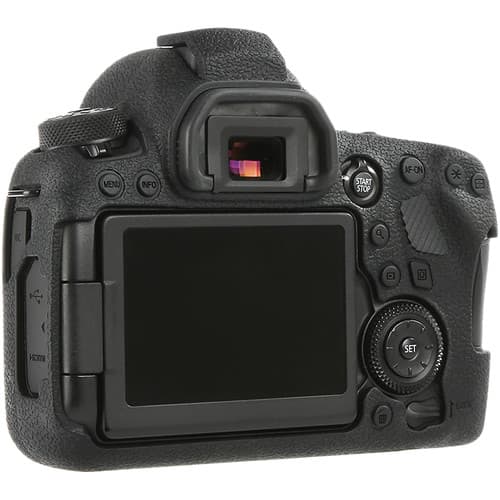 کاور سیلیکونی دوربین Canon 6D Mark II – مشکی — تصویر ۲