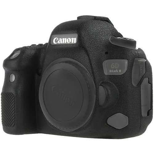 کاور سیلیکونی دوربین Canon 6D Mark II – مشکی — تصویر ۴