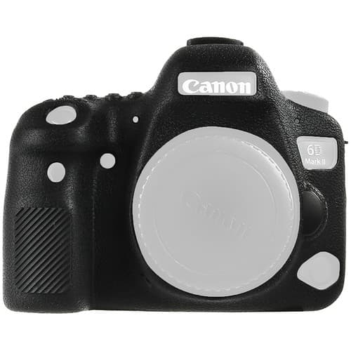 کاور سیلیکونی دوربین Canon 6D Mark II – مشکی — تصویر ۳