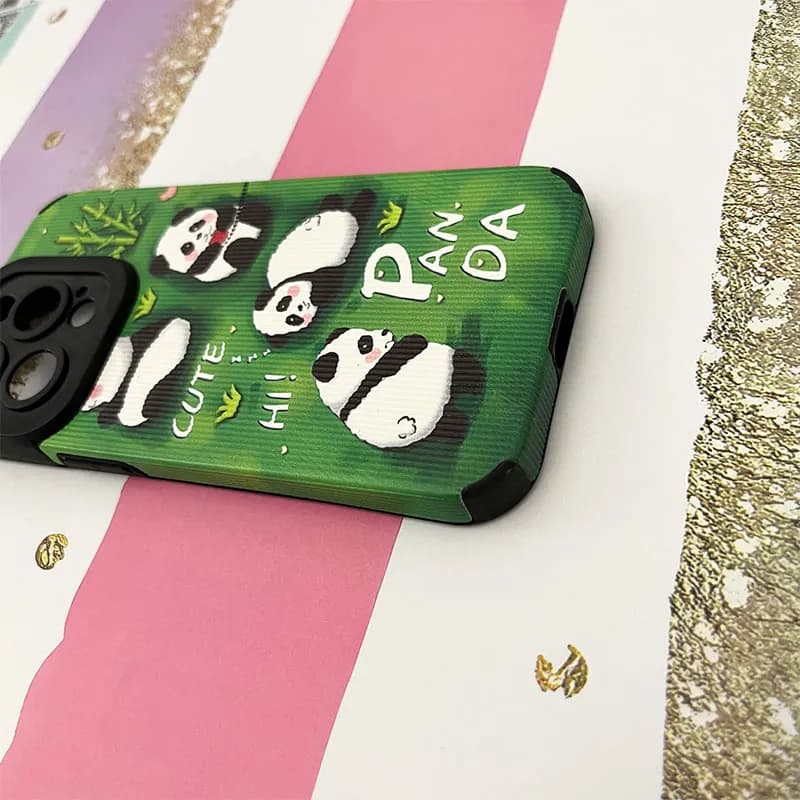 قاب گوشی iPhone 14 Pro آیفون کبریتی طرح پاندا کد 579 — تصویر ۲