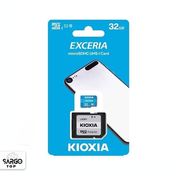 کارت حافظه‌ microSDHC کیوکسیا EXCERIA کلاس 10 UHS-I U1 ظرفیت 32 گیگابایت (آداپتور SD)