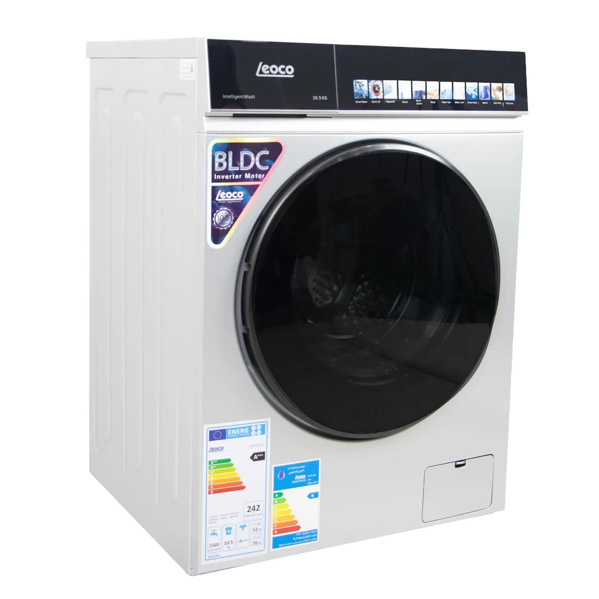 ماشین لباسشویی 10.5 کیلویی لئوکو مدل LWM10512 — تصویر ۵