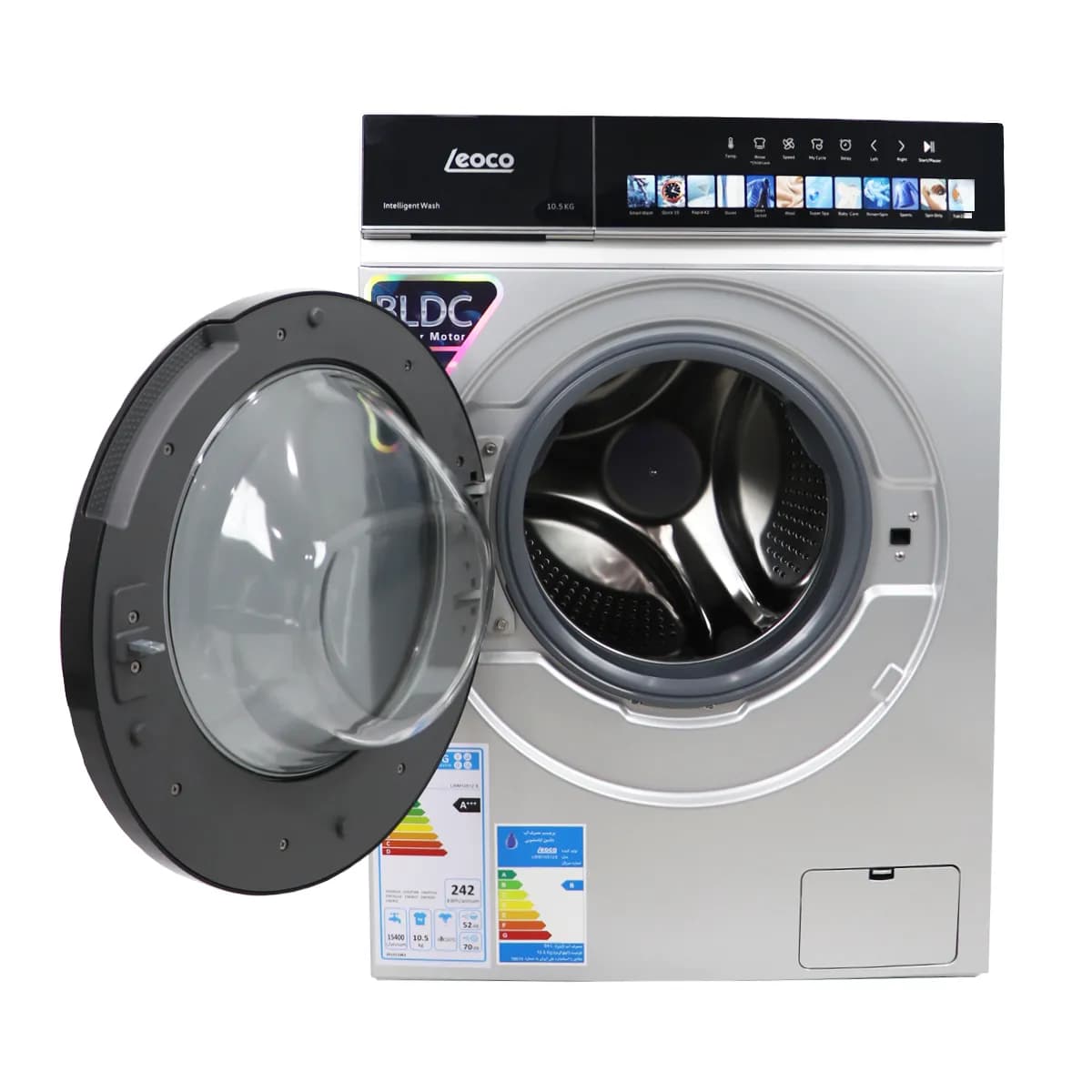 ماشین لباسشویی 10.5 کیلویی لئوکو مدل LWM10512 — تصویر ۲