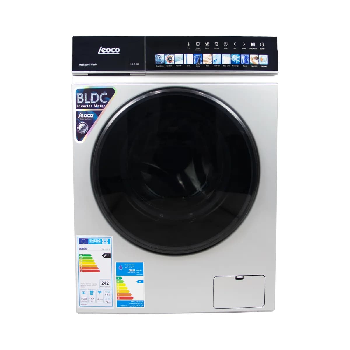 ماشین لباسشویی 10.5 کیلویی لئوکو مدل LWM10512