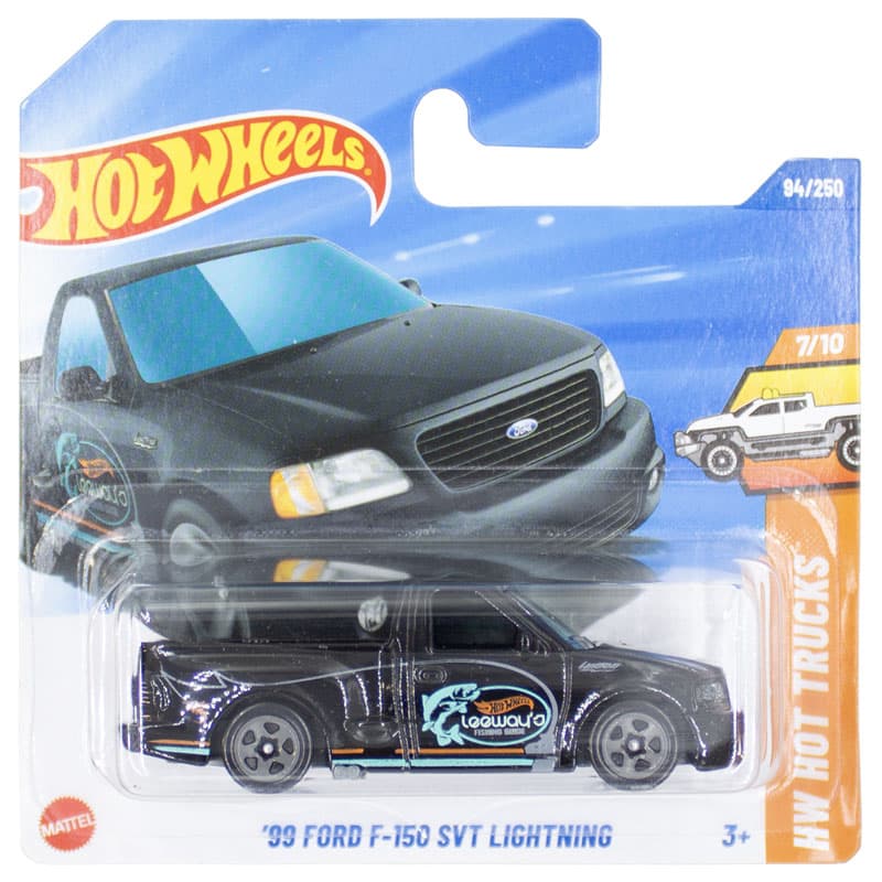 ماشین دکوری مدل 99Ford F-150 SVT Lightning Black برند Hot Wheels — تصویر ۲