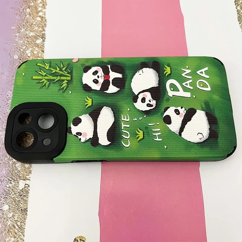 قاب گوشی iPhone 13 آیفون کبریتی طرح پاندا کد 579