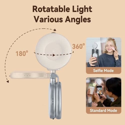 رینگ لایت مغناطیسی Telesin Magnetic C-03 Selfie Ring Light — تصویر ۲