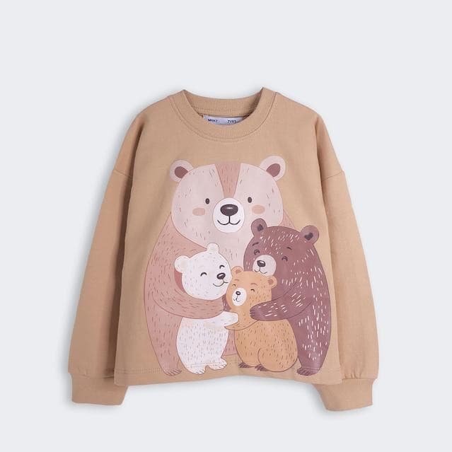 کراپ دورس دخترانه family’s bear 1490