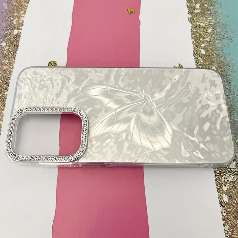 قاب گوشی Galaxy A17 سامسونگ طرح پروانه یخی کد 953