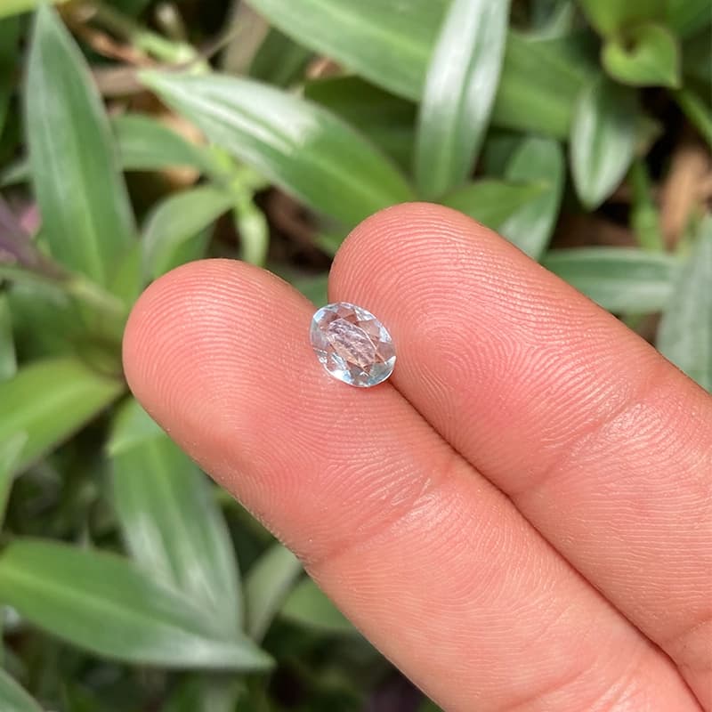 سنگ آکوامارین اصل و معدنی (NAQ7) — تصویر ۲
