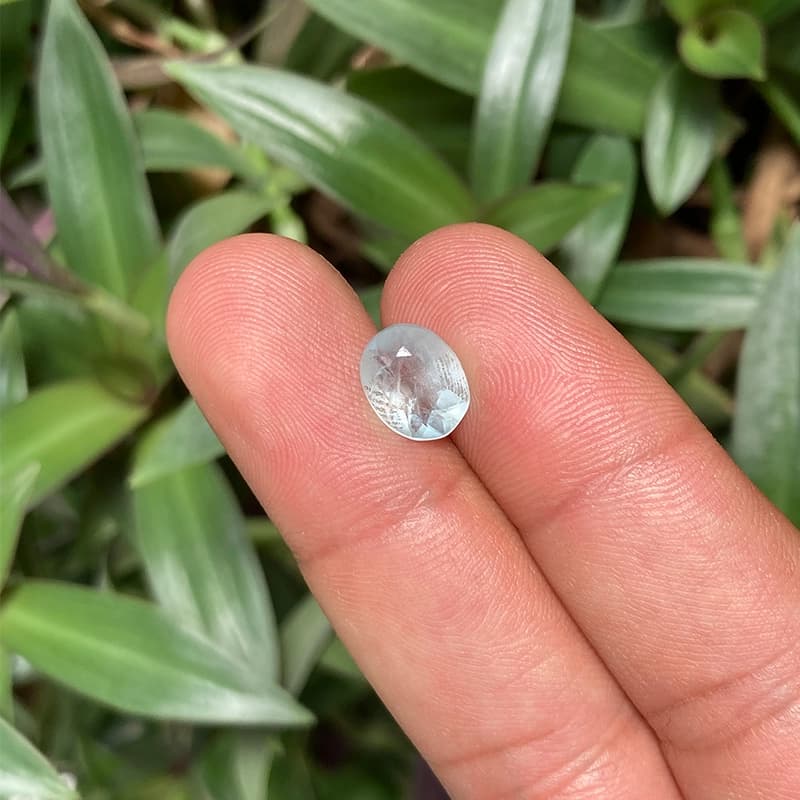 سنگ آکوامارین اصل و معدنی (NAQ3) — تصویر ۲