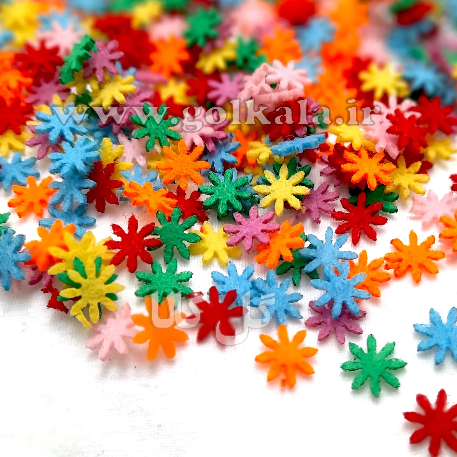 گل نمدی خورشیدی گل کالا ( هشت پر ۱.۵ سانتی) — تصویر ۳
