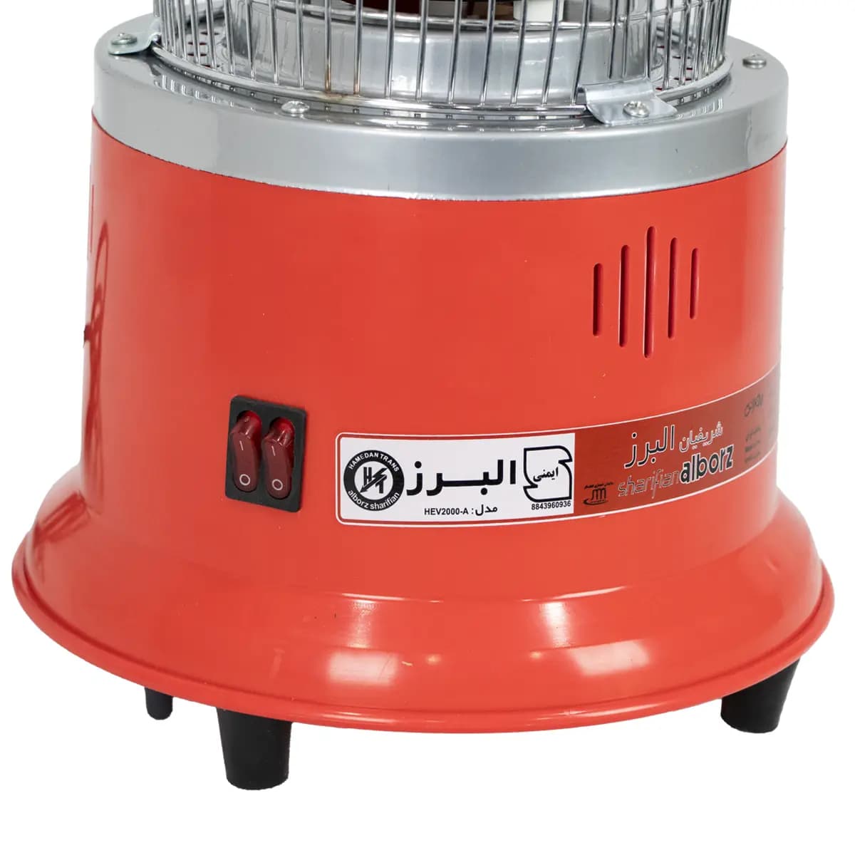 بخاری برقی گرد البرز مدل HEV2000-A — تصویر ۲