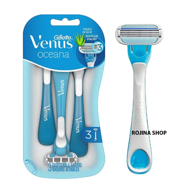 خودتراش ژیلت ونوس 3 تیغ oceana (3عددی ) — تصویر ۳