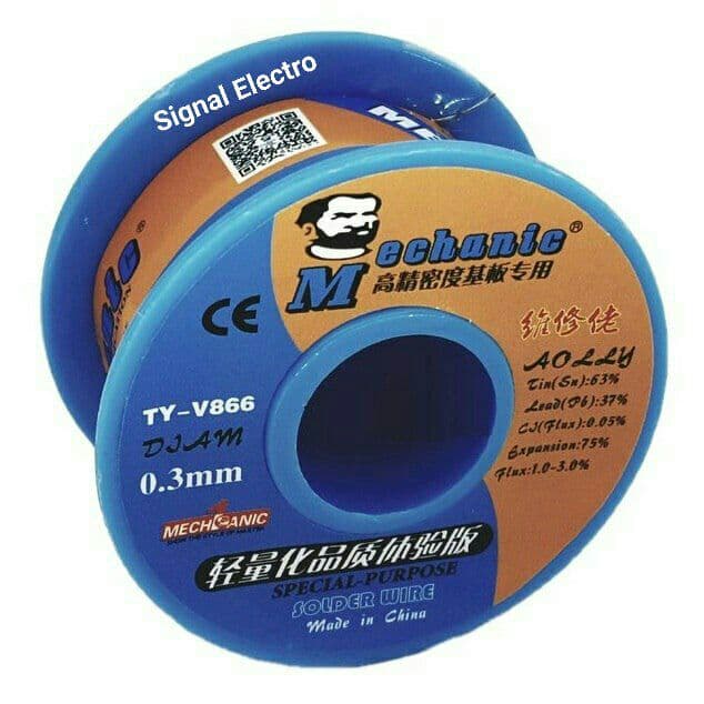 سیم لحیم (قلع) 0.3 مکانیک 50 گرم MECHANIC SOLDER