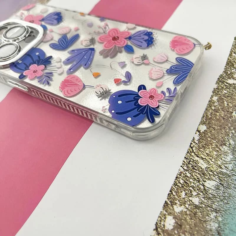 قاب گوشی iPhone 15 Pro آیفون طرح گل کد 948 — تصویر ۲