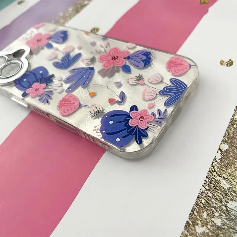 قاب گوشی iPhone 16 آیفون طرح گل کد 948 — تصویر ۲