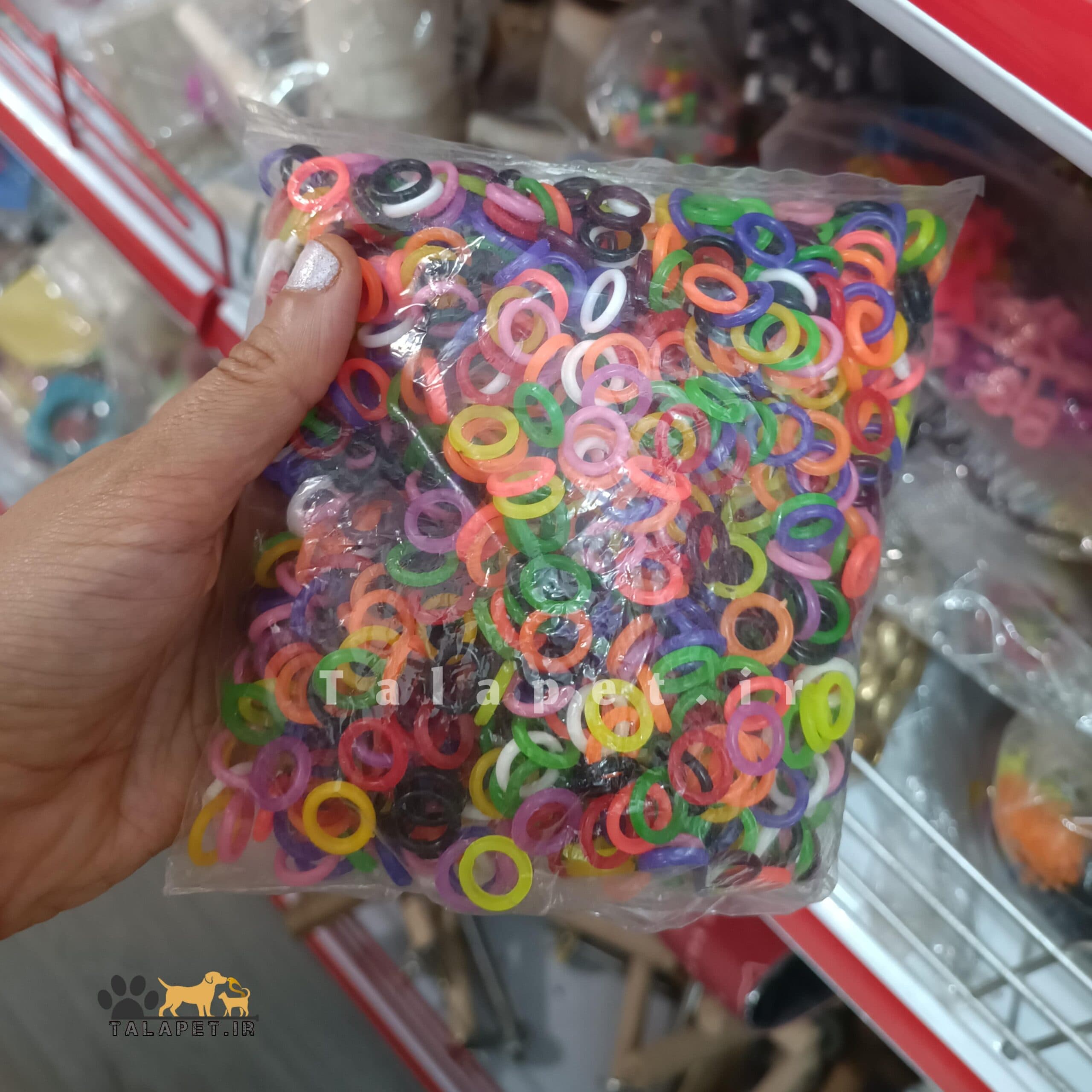 حلقه پا کبوتری و پرندگان متوسط جثه مدل واشری — تصویر ۲
