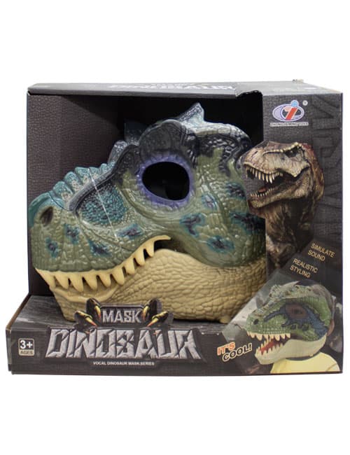 ماسک دایناسور سخنگو سبز برند Zhong Jieming Toys
