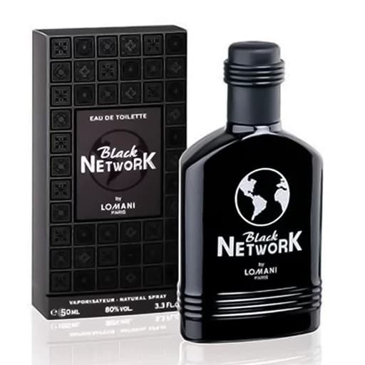 عطر ادکلن بلک نتورک لومانی اصلی و اورجینال فرانسه LOMANI BLACK NETWORK 50ml