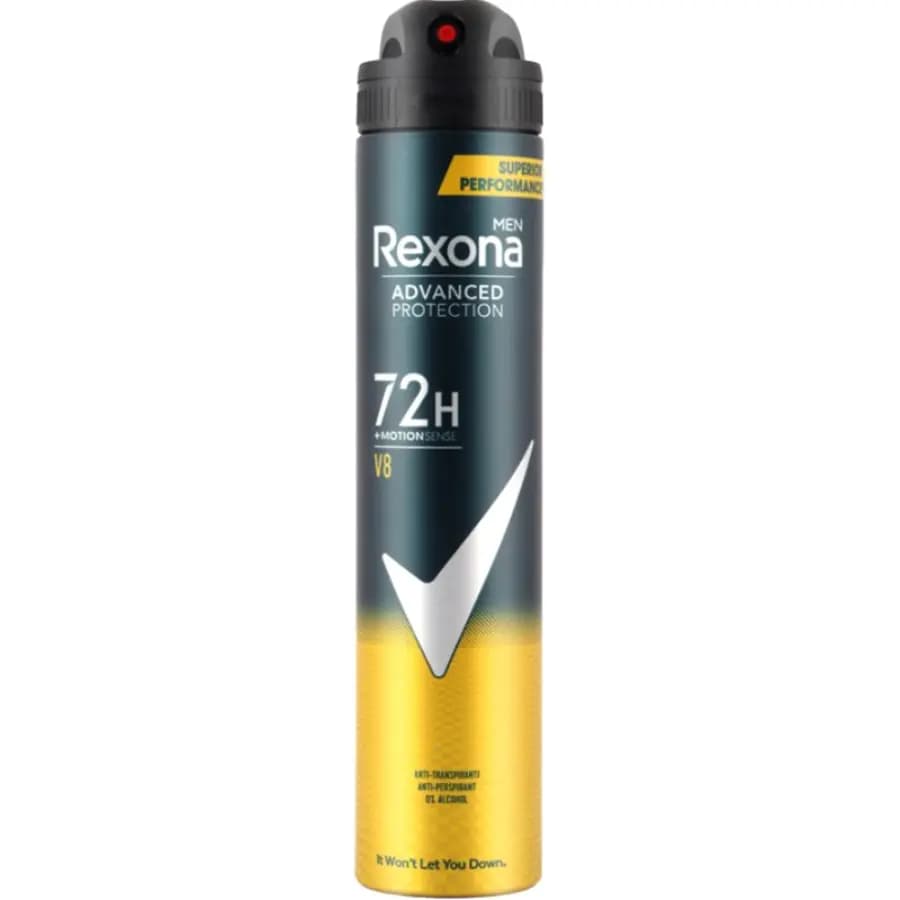اسپری ضد تعریق مردانه 72 ساعته V8 رکسونا 200ml