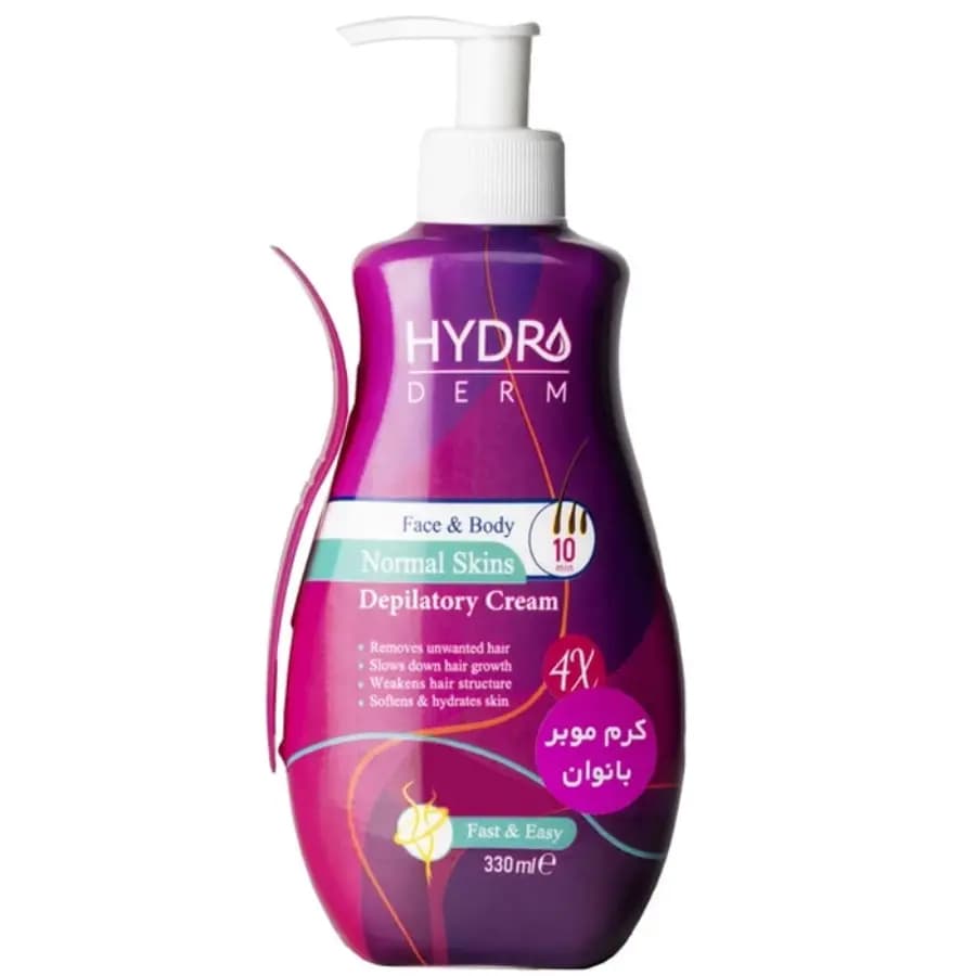 کرم موبر صورت و بدن هیدرودرم پوست های نرمال 330ml — تصویر ۲