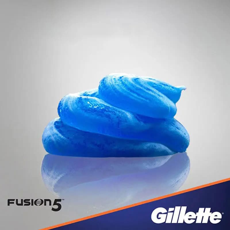 ژل اصلاح پوست حساس Fusion5 ژیلت 200ml — تصویر ۶
