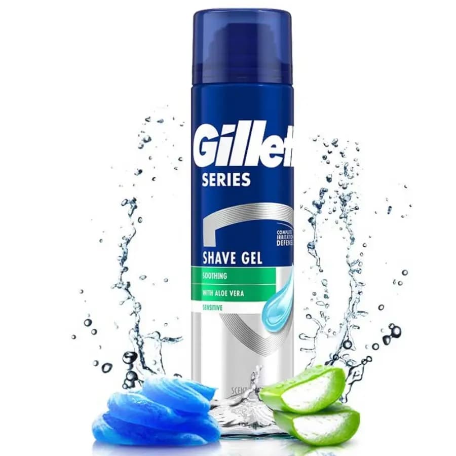 ژل اصلاح پوست حساس Series ژیلت 200ml — تصویر ۲