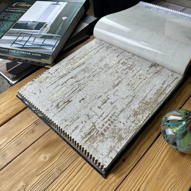 پرده شانل طرح پتینه اتوبانی-رنگ نسکافه ای