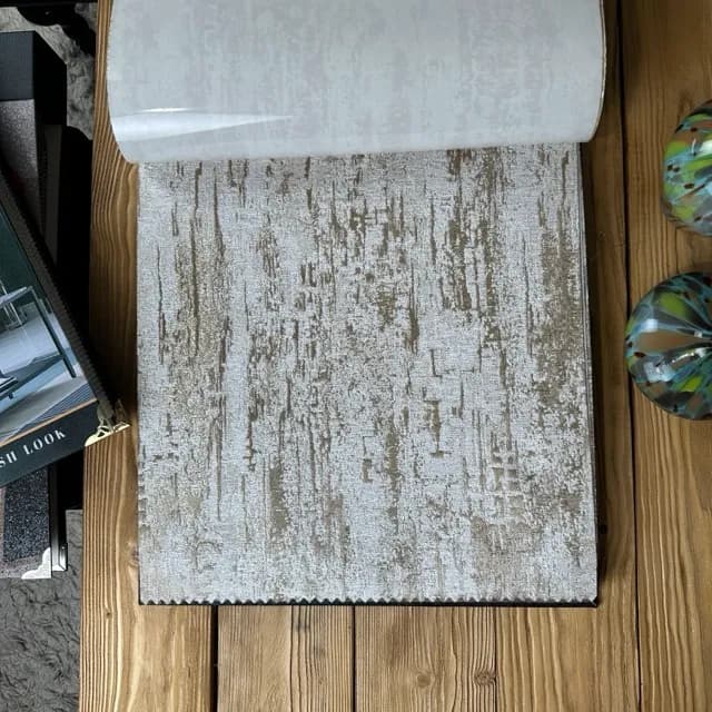 پرده شانل طرح پتینه اتوبانی-رنگ نسکافه ای — تصویر ۲