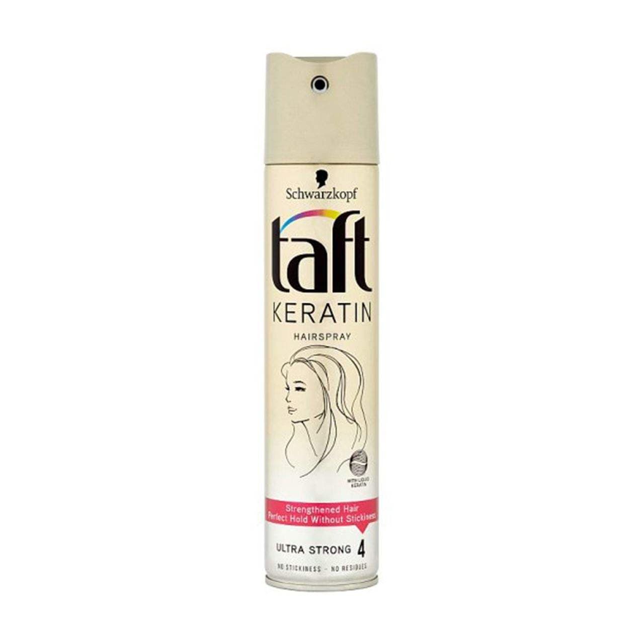 اسپری صاف کننده مو تافت مدل Keratin حجم 250 میلی لیتر