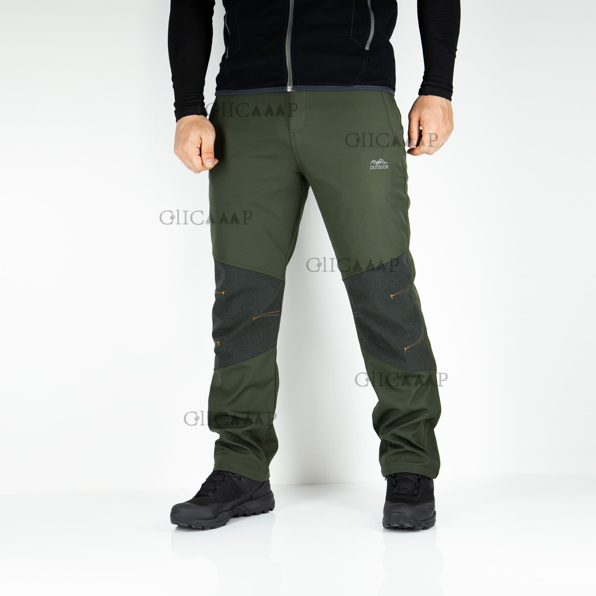 شلوار زمستانی OUTDOOR – مدل OS016 / سبز — تصویر ۲
