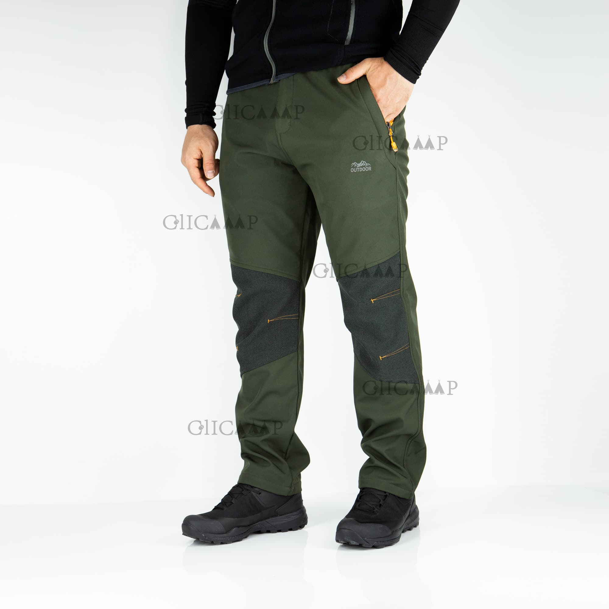 شلوار زمستانی OUTDOOR – مدل OS016 / سبز — تصویر ۵