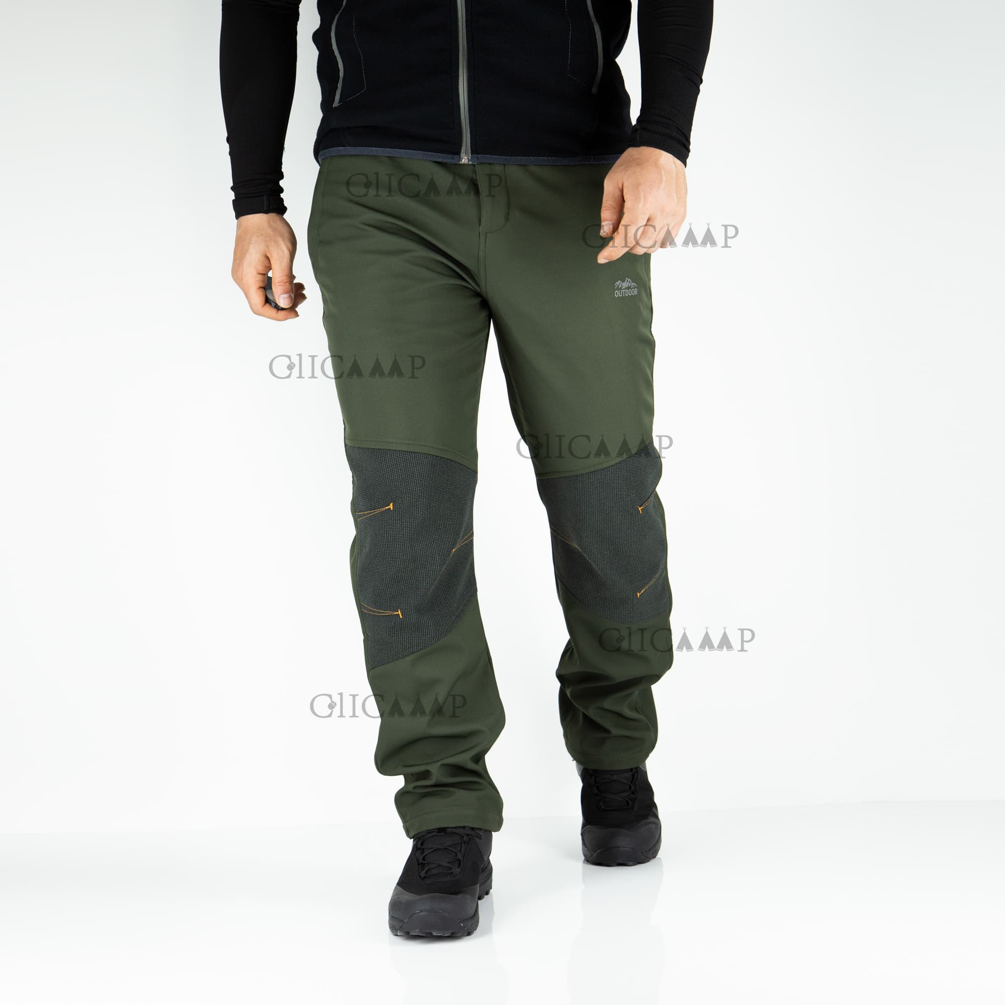 شلوار زمستانی OUTDOOR – مدل OS016 / سبز — تصویر ۷