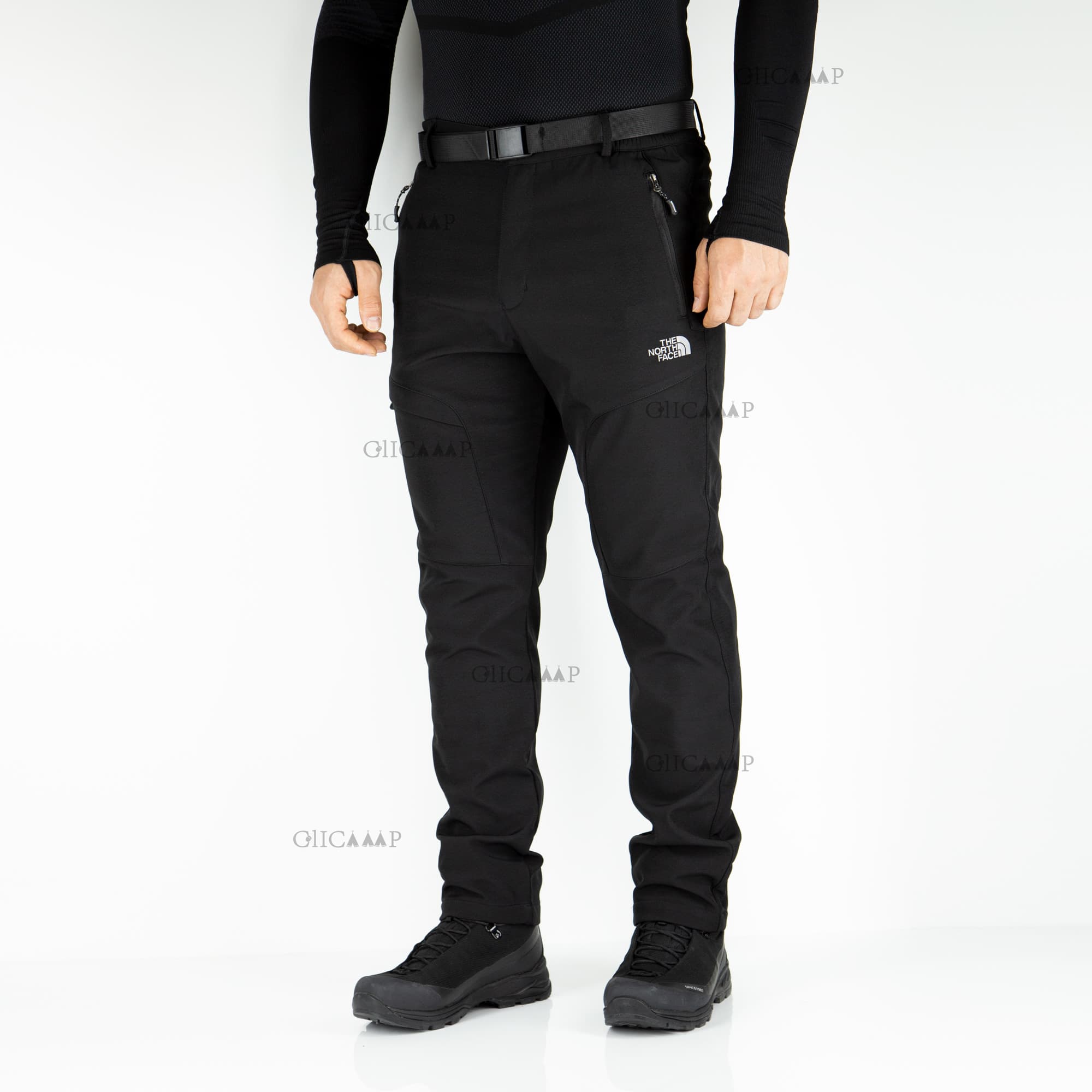 شلوار زمستانی طرح نورث فیس / NORTHFACE – مدل 6699 / مشکی — تصویر ۲