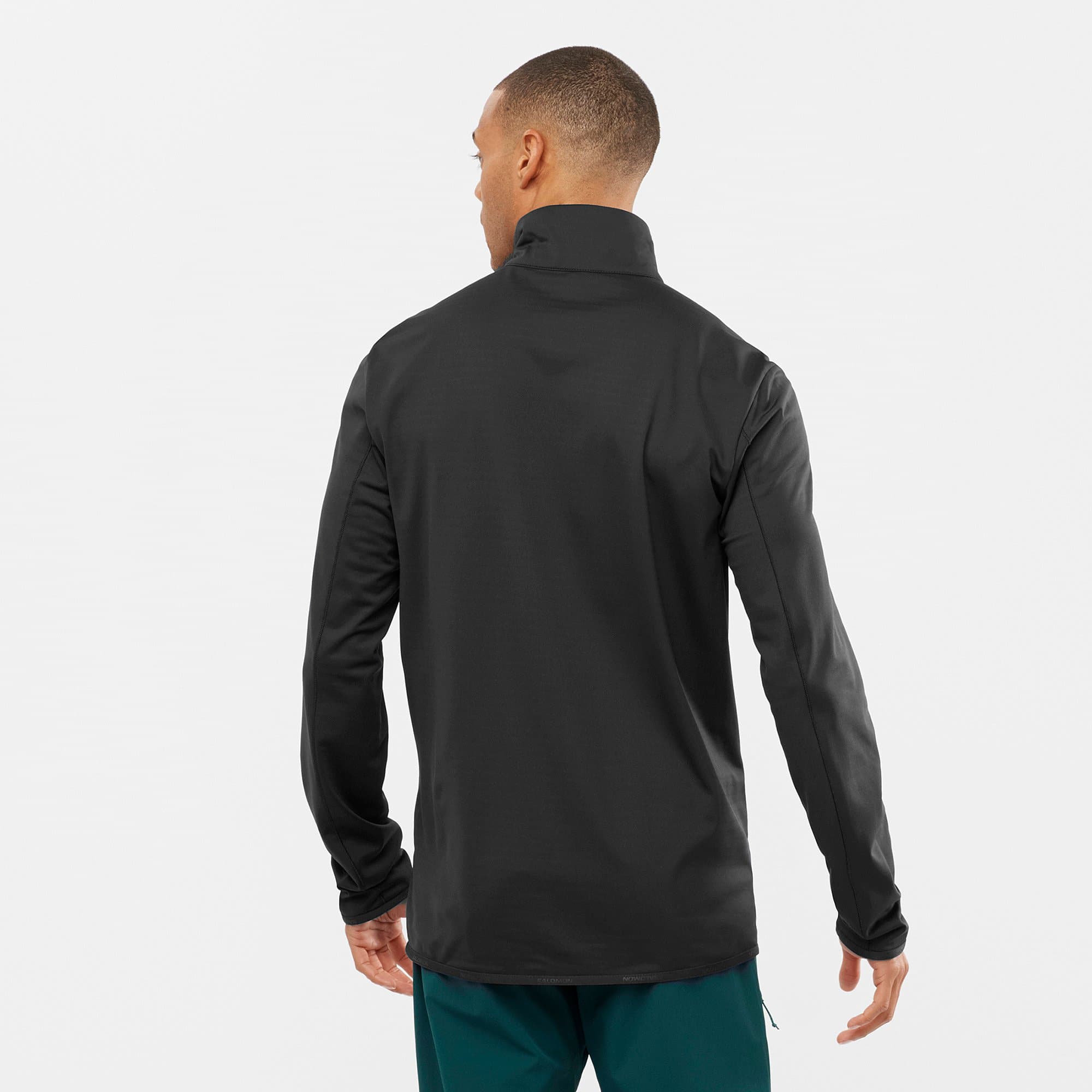 سویشرت سالامون / SALOMON – مدل Outrack FZ / مشکی — تصویر ۲