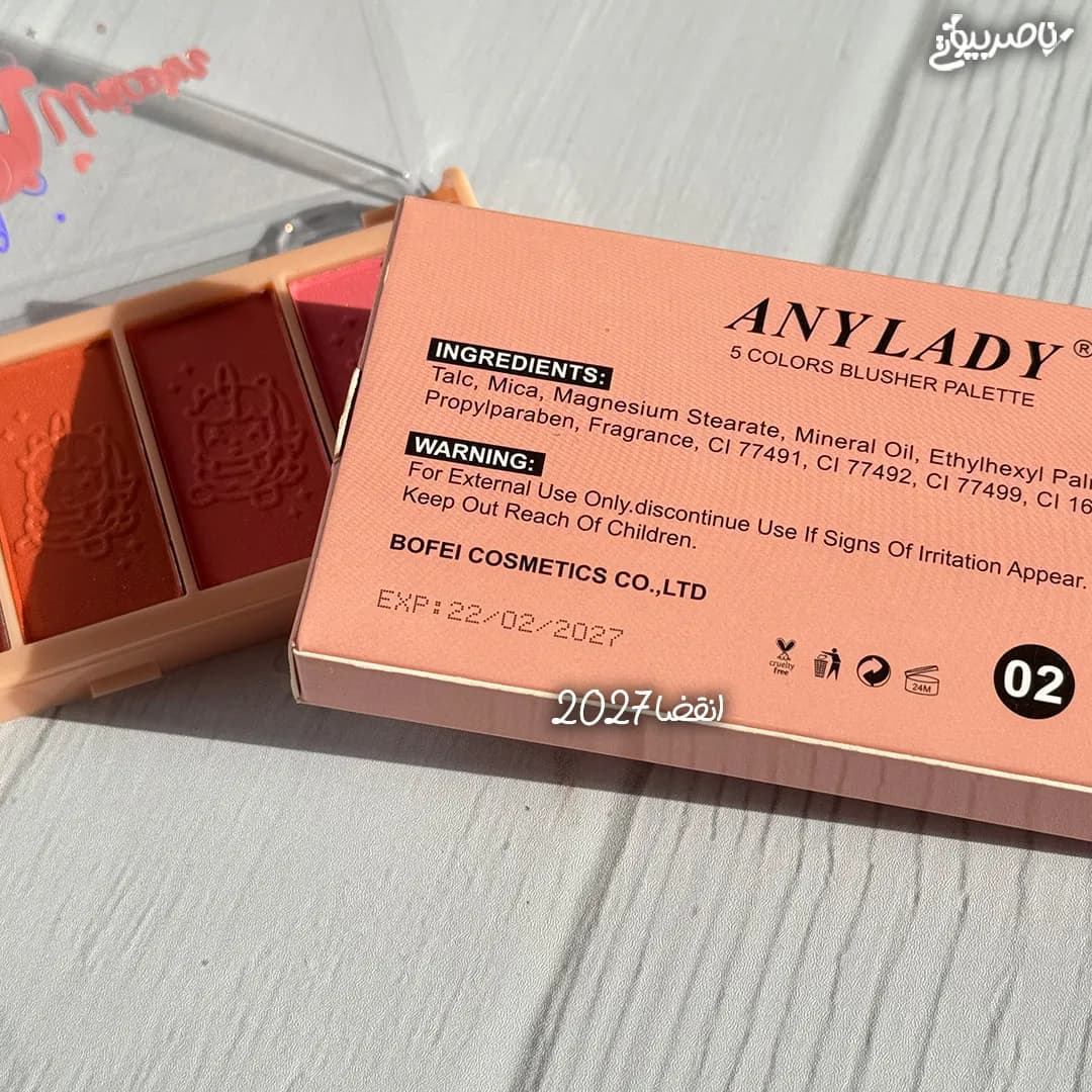 پالت رژ گونه آنی لیدی ANY LADY — تصویر ۵