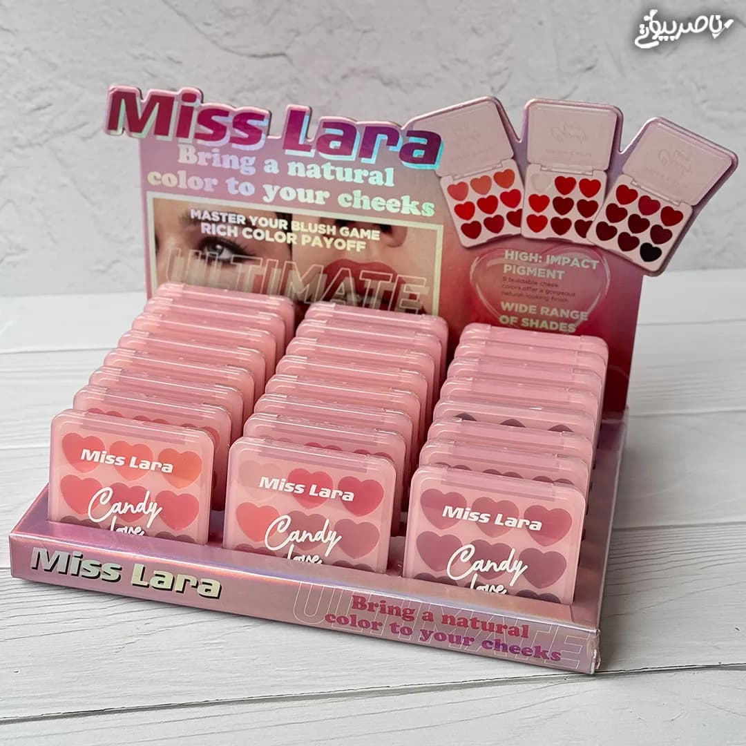 پالت رژ جامد آبنباتی Miss Lara Candy Love — تصویر ۸