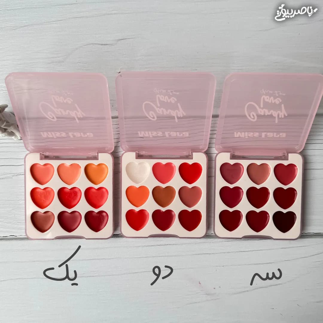 پالت رژ جامد آبنباتی Miss Lara Candy Love — تصویر ۶