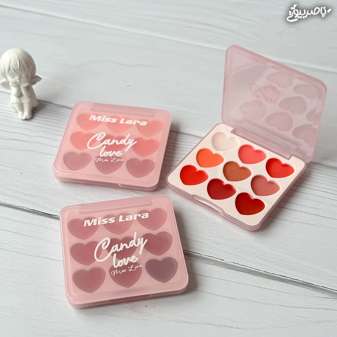پالت رژ جامد آبنباتی Miss Lara Candy Love