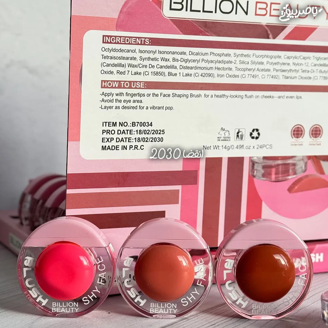 رژگونه موس مخملی BILLION BEAUTY — تصویر ۴