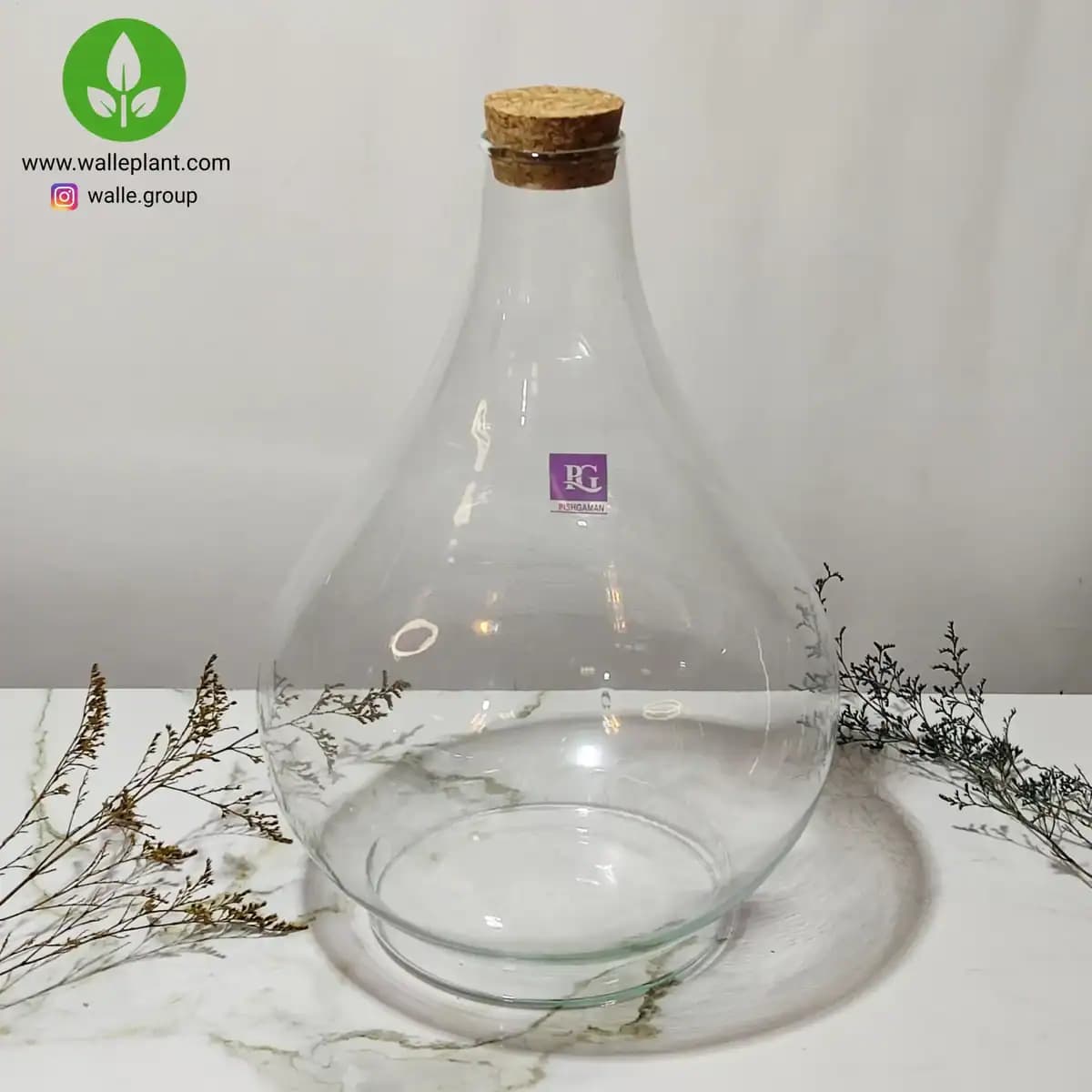 شیشه تراریوم مدل طاووس پیشگامان