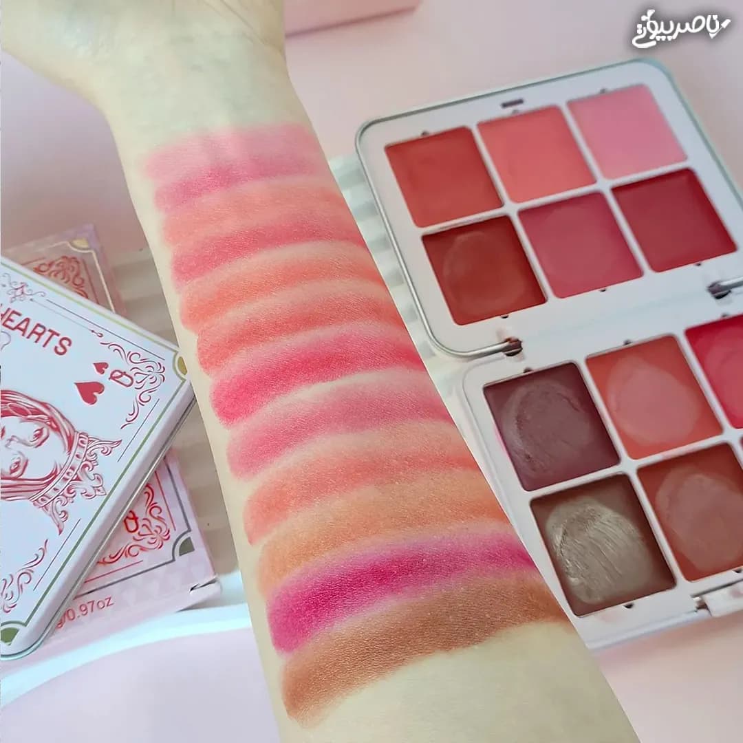 پالت رژ لب 12 رنگ Carla Secret – Queen of Hearts — تصویر ۲