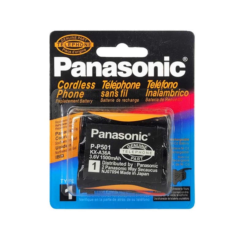 باتری شارژی تلفنی (P501) 3.6 ولت 1500 میلی آمپر Panasonic