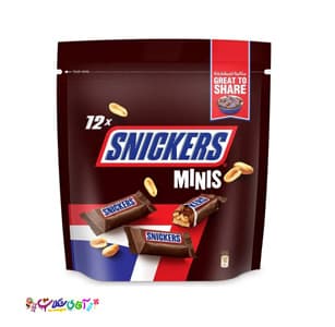 شکلات اسنیکرز مینی پاکتی 180 گرم SNICKERS