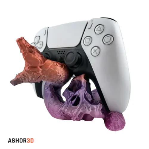 استند دسته بازی PS5 طرح جمجمه و مار