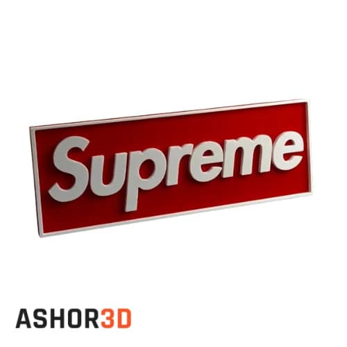 دکور رومیزی لوگو Supreme
