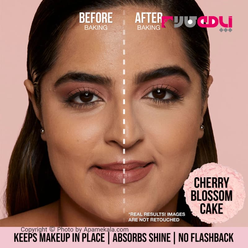 پودر بیک و فیکس هدی بیوتی Huda Beauty Easy Bake Loose Powder رنگ cherry blossom cake — تصویر ۳