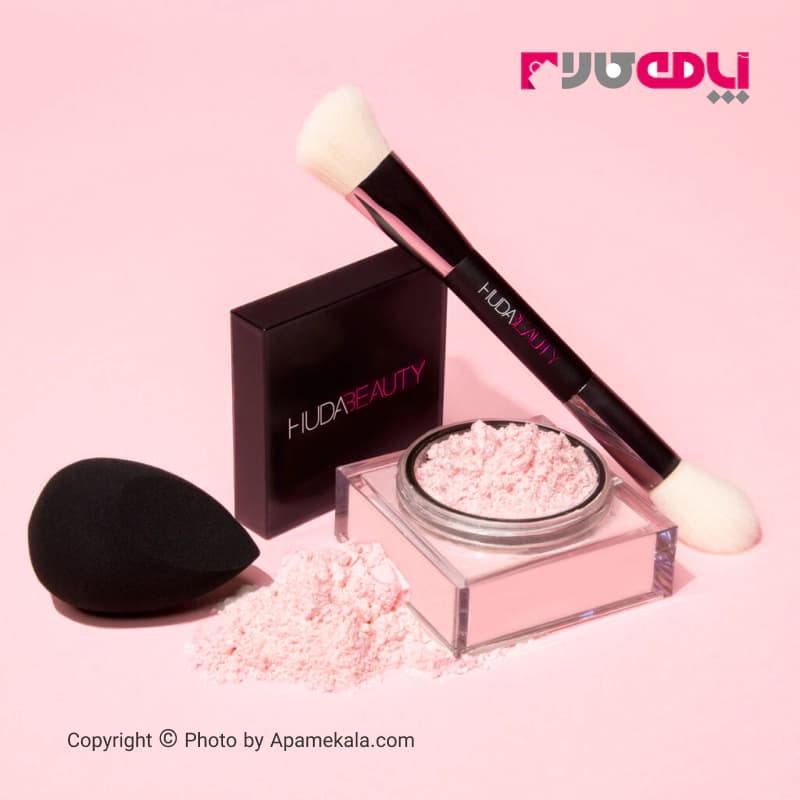 پودر بیک و فیکس هدی بیوتی Huda Beauty Easy Bake Loose Powder رنگ cherry blossom cake — تصویر ۶